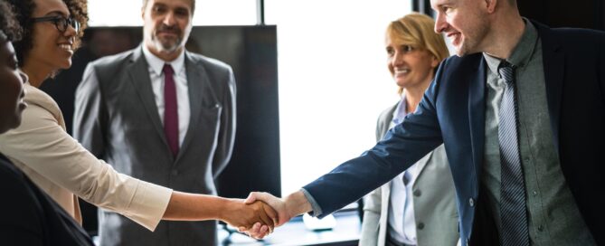 Accomplished business meeting