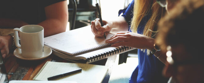 People meeting at a table