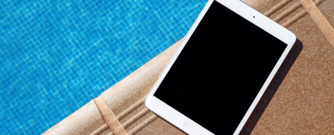 IPad at Pool